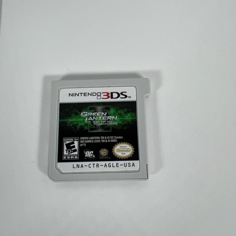 Nintendo 3DS - Green Lantern Rise‎ of the Manhunters CIB With Manual